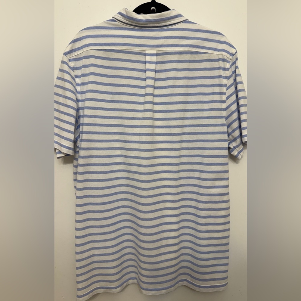 Ralph Lauren Knit Oxford Striped Polo Shirt Mens XL - Picture 6 of 6